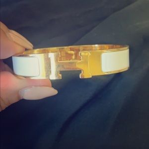 Hermès gold bracelet